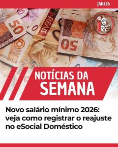 Novo salário mínimo 2026